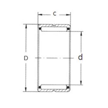 needle roller bearing sleeve NK105/26 FBJ