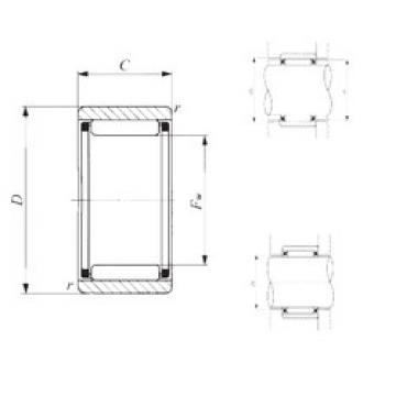 Needle Roller Bearing Manufacture RNAF 182613 IKO