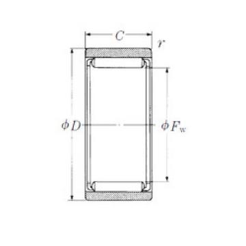 Needle Roller Bearing Manufacture RNAF253716 NSK