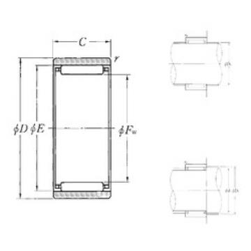 Needle Roller Bearing Manufacture RNAO-20×32×12 NTN