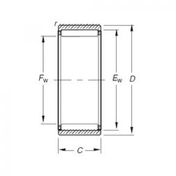 Needle Roller Bearing Manufacture RNAO10X17X10 Timken