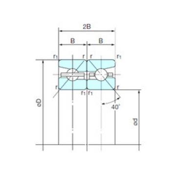 angular contact thrust bearings 130TBH10DB NACHI