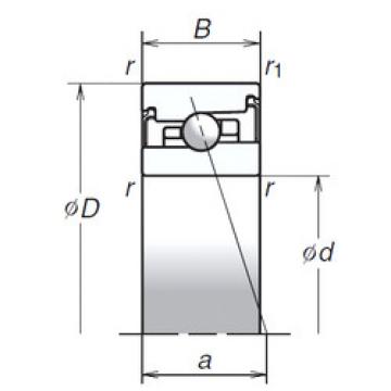 angular contact ball bearing installation 85BER20SV1V NSK