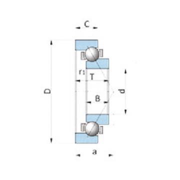 angular contact ball bearing installation BA220-6A4 NSK