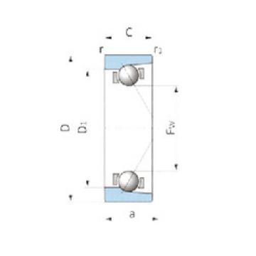 angular contact ball bearing installation ASA2540-5 IJK