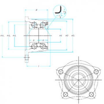 angular contact thrust bearings 30BWK10 NSK