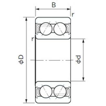 angular contact thrust bearings 5204A-2NS NACHI