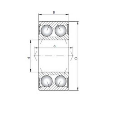 angular contact thrust bearings 3202-2RS CX