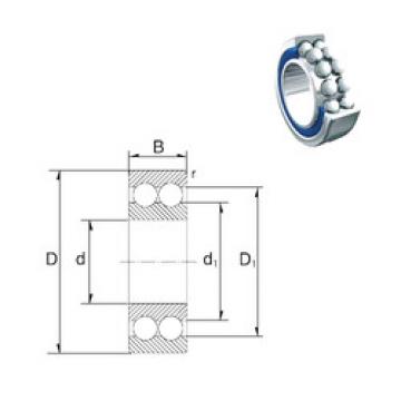 angular contact ball bearing installation S5208-2RS ZEN