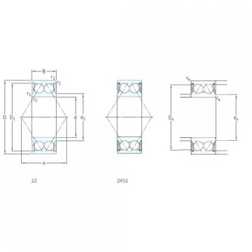 angular contact thrust bearings 3203A-2RS1 SKF