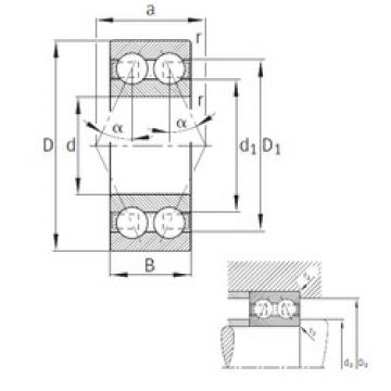 angular contact thrust bearings 3213-B-TVH FAG