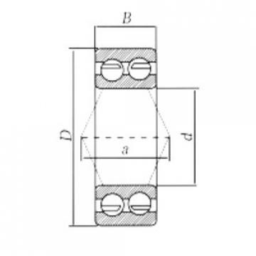 angular contact thrust bearings 3206-2RS CRAFT