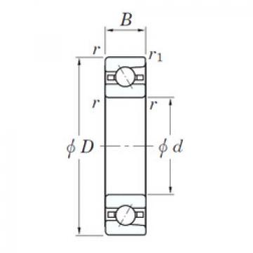 angular contact thrust bearings 3NC HAR009C FT KOYO