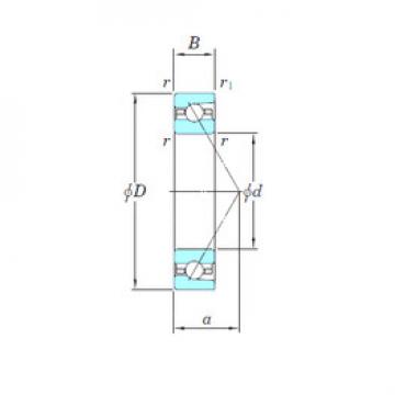 angular contact ball bearing installation HAR016 KOYO