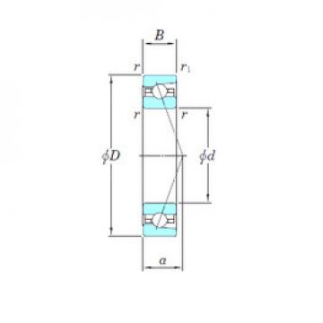 angular contact thrust bearings 3NCHAR008C KOYO