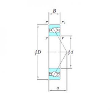 angular contact ball bearing installation HAR912 KOYO