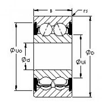 angular contact thrust bearings 5204-2RS AST