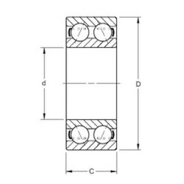 angular contact thrust bearings 5207K Timken