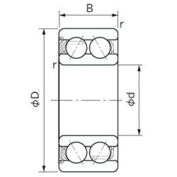 angular contact thrust bearings 5209Z NACHI