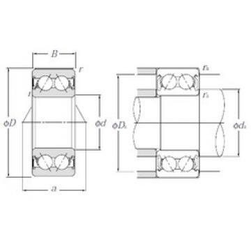 angular contact thrust bearings 5208SCLLD NTN