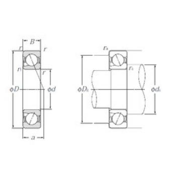 angular contact thrust bearings 5S-BNT201 NTN