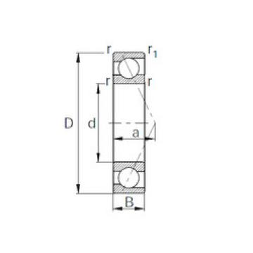 angular contact ball bearing installation 7304 CYSD