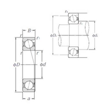 angular contact ball bearing installation 7300 NTN