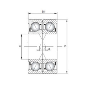 angular contact ball bearing installation 7305 B-UX CX