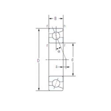 Angular Contact Ball Bearings 7208AC NACHI