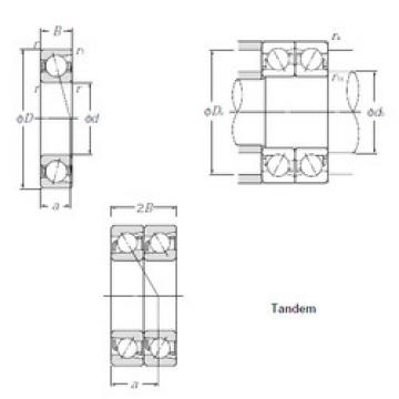 angular contact ball bearing installation 7301DT CYSD