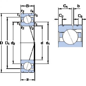 Angular Contact Ball Bearings 71912 ACD/P4AL SKF