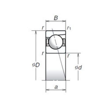 angular contact thrust bearings 707A NSK