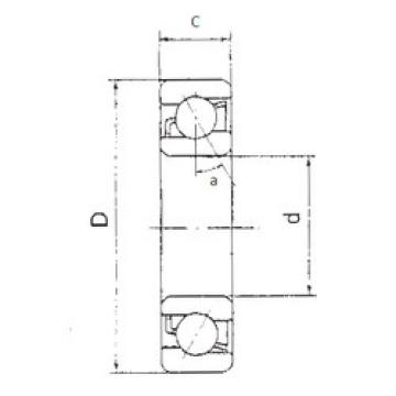 Angular Contact Ball Bearings 7220B FBJ