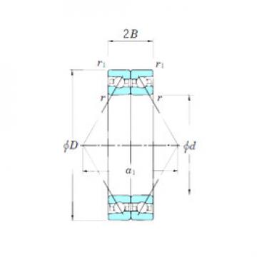 angular contact ball bearing installation ACT032DB KOYO