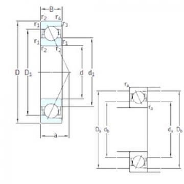 angular contact ball bearing installation E 210 /NS 7CE1 SNFA