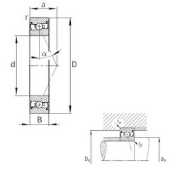 angular contact ball bearing installation HSS7026-E-T-P4S FAG