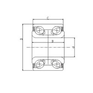 angular contact ball bearing installation IJ111004 ILJIN