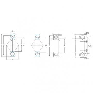 angular contact ball bearing installation QJ208MA SKF