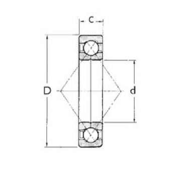 angular contact ball bearing installation QJ215 FBJ