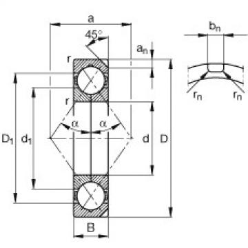 angular contact ball bearing installation QJ244-N2-MPA FAG