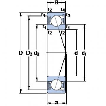 angular contact ball bearing installation S7002 ACD/P4A SKF