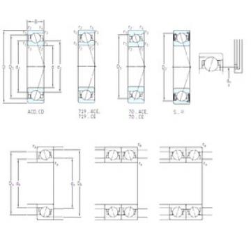 angular contact ball bearing installation S7001 CE/P4A SKF