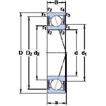 angular contact ball bearing installation S71906 CE/HCP4A SKF