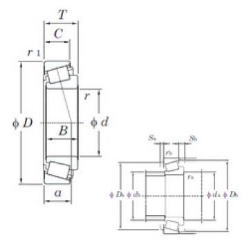 tapered roller bearing axial load 9382R/9321 KOYO