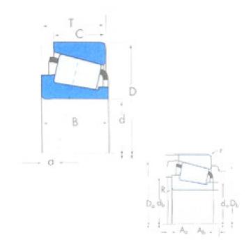 tapered roller bearing axial load 87750/87111 Timken