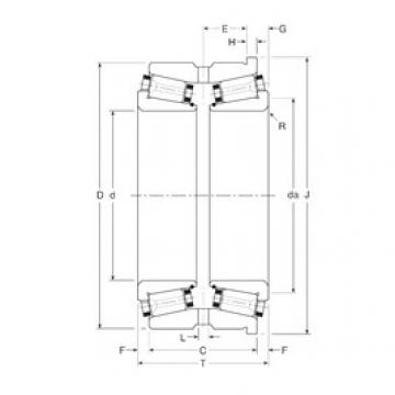 tapered roller thrust bearing 101041X/101076H Gamet