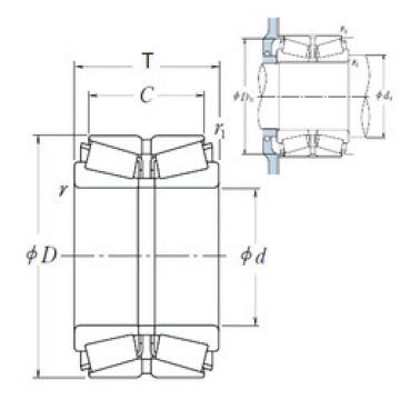 tapered roller bearing axial load HR100KBE042+L NSK