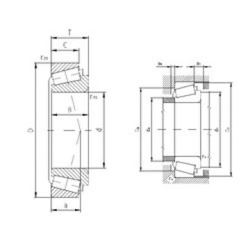 tapered roller bearing axial load T4CB120 ZVL