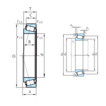 tapered roller bearing axial load PSL 610-308 PSL