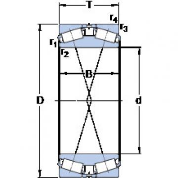 tapered roller dimensions bearings 331445 SKF